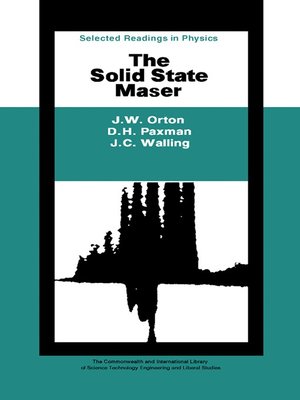 cover image of The Solid State Maser